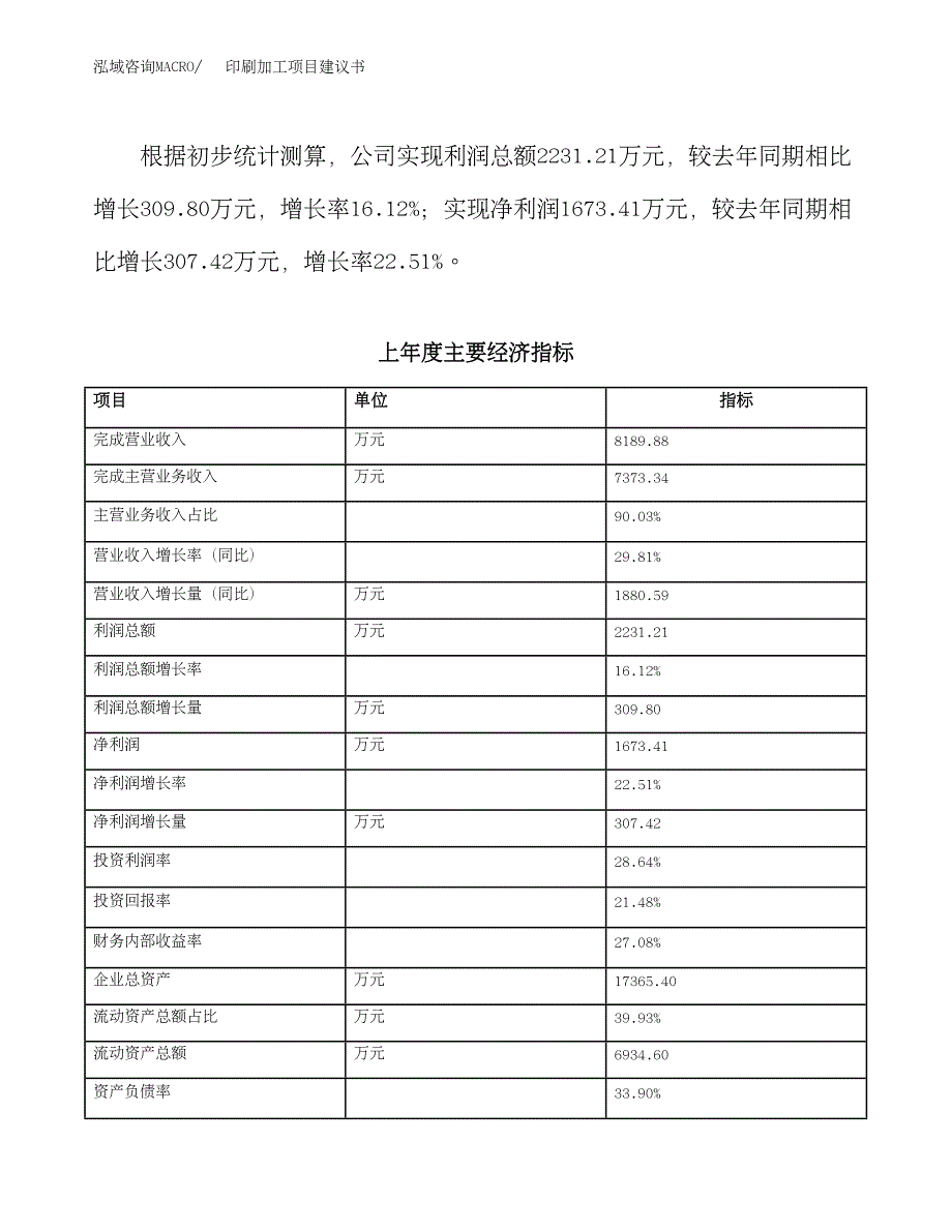 印刷加工项目建议书范文_第4页