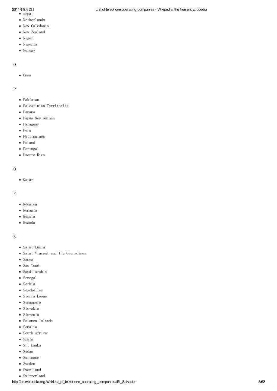 全球各国运营商清单_第5页