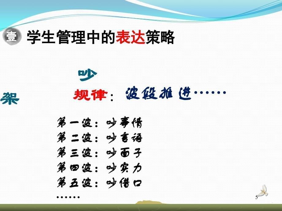 中小学学生管理中的言语沟通策略（教师培训）_第5页