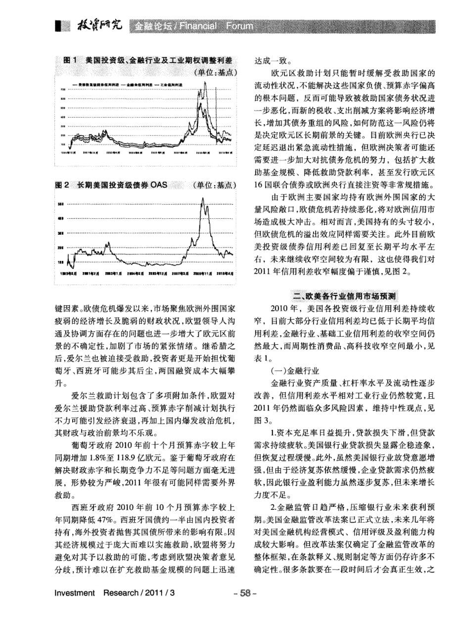 基于信用利差的欧美信用市场预测分析_第2页