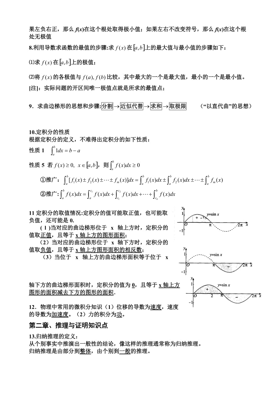 高中数学选修2-2知识点总结(最全版)精品_第3页