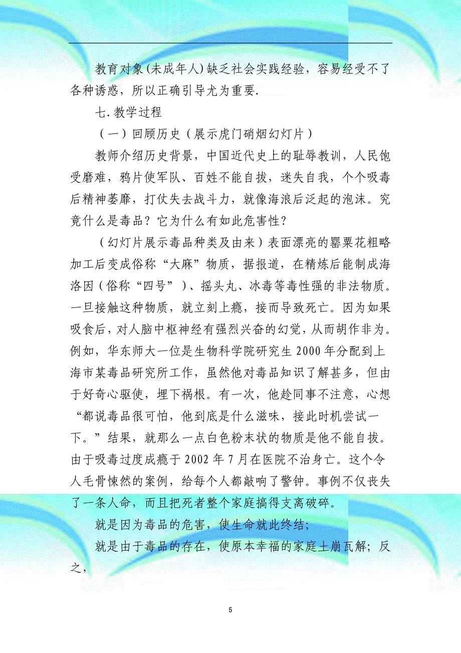 禁毒教育教学导案Word文档_第5页