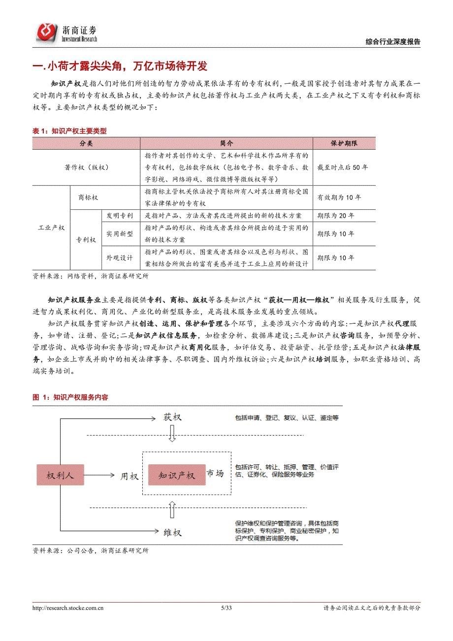 知识产权系列报告之二：万亿规模,掘金蓝海知识产权服务大有可为_第5页