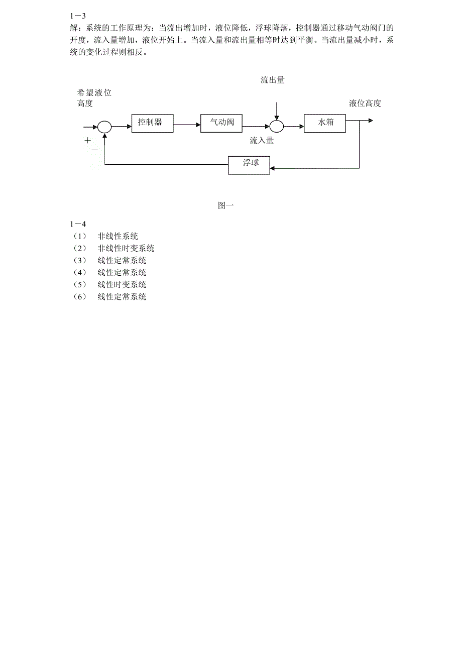 自动控制原理胡寿松第四版课后答案_第1页