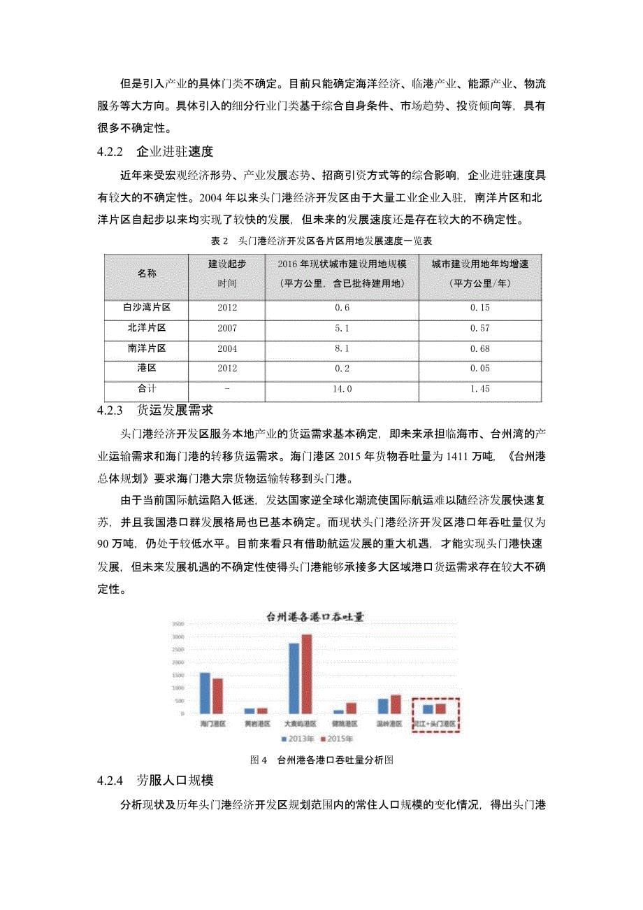 基于情景分析的新兴港口城市空间布局研究——以浙江省临海市头门港经济开发区总体规划为例_第5页