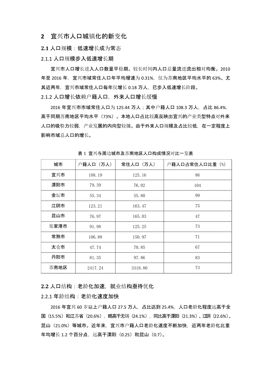 苏南地区县级市人口城镇化的新趋势及应对——以宜兴市为例_第2页