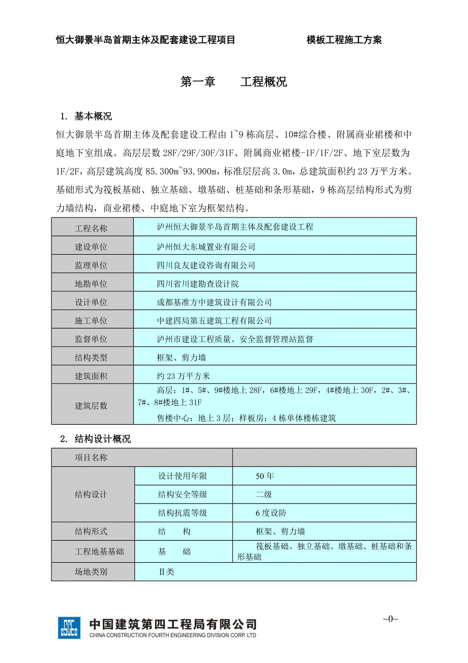 高层主体及配套建设工程模板工程施工方案_第4页