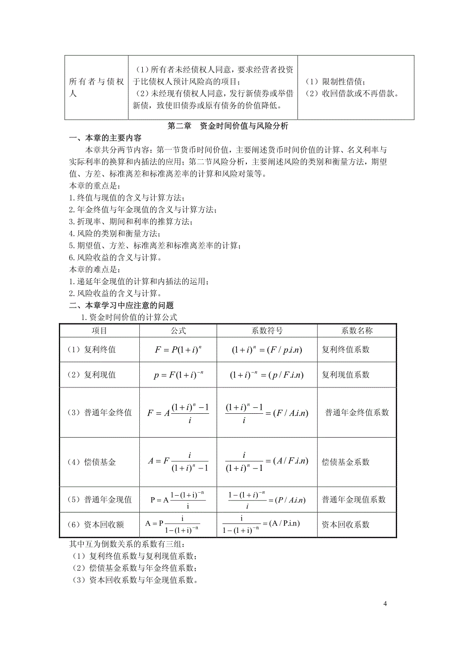 2007年度中级职称内部资料之《财务管理》_第4页