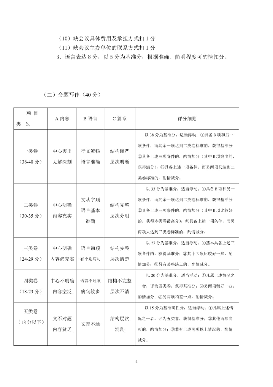 浙江普通高校“专升本”联考《大学语文与写作》试卷答案_第4页