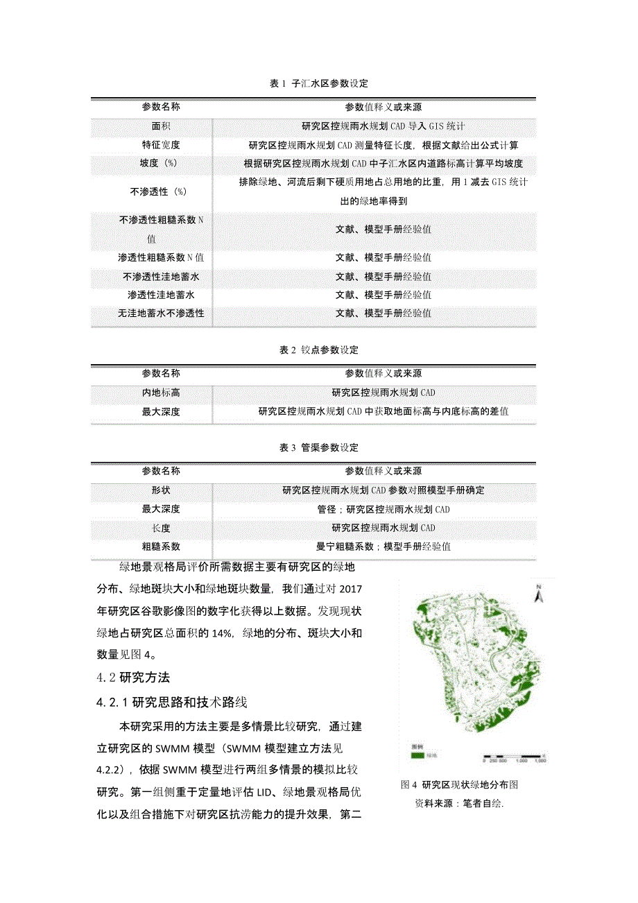 基于SWMM模型的萍乡市老城区雨洪多情景模拟评价.docx_第4页