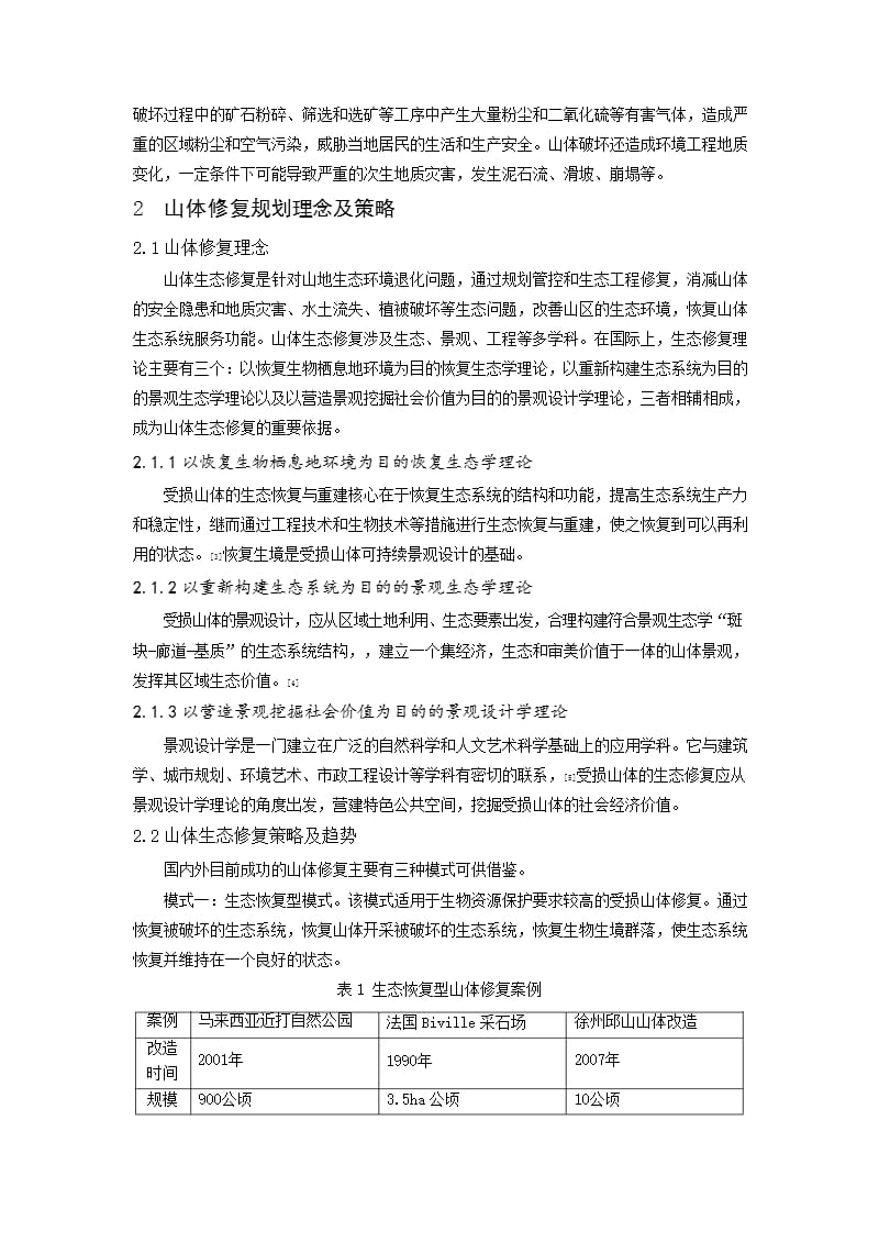 城市双修指导下的三亚山体修复规划探索_第2页