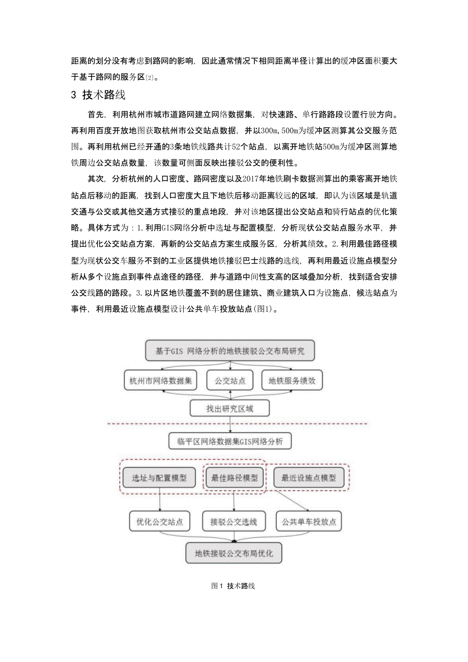 基于GIS网络分析的地铁接驳公交布局研究——以杭州市临平区为例_第2页