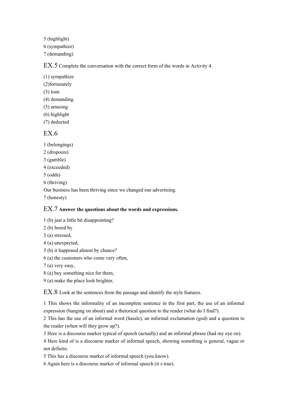 新标准综合英语第四册-Language-in-use-tranlation标准答案()_第3页