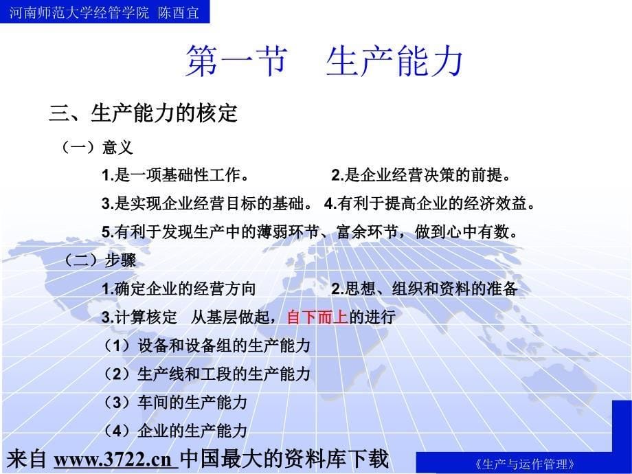 生产与运作管理--生产计划-企业生产能力的概念和种类（PPT 31页）_第5页