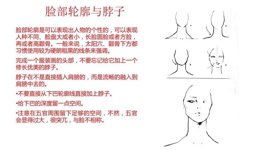 服装效果图-人体局部表现ppt课件_第5页