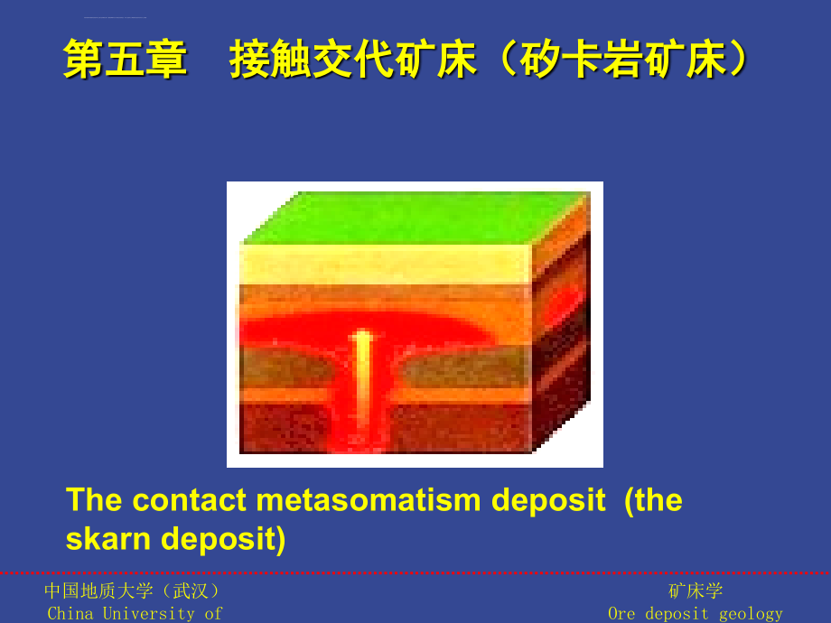 第五章接触交代矿床硅卡岩矿床ppt课件_第1页