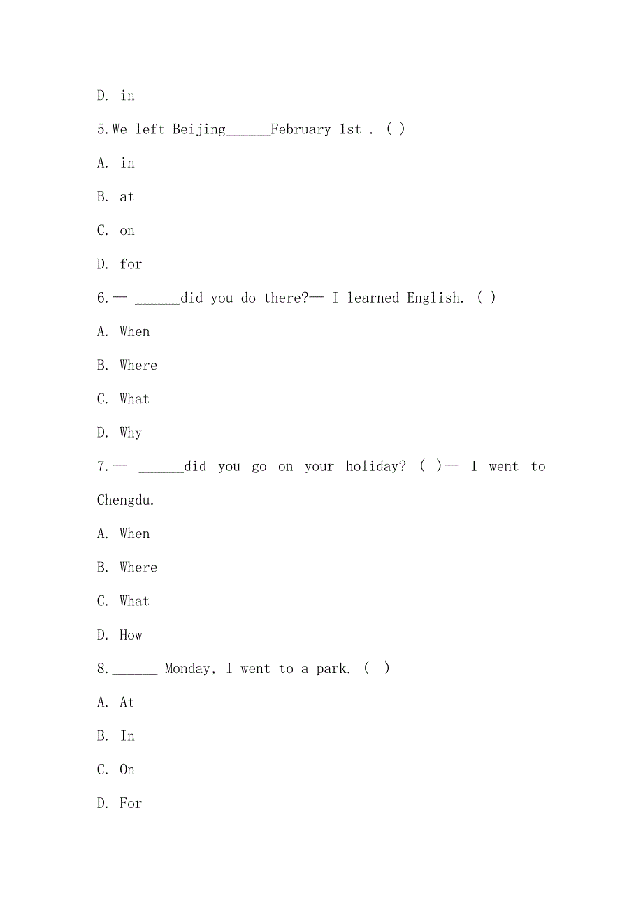 【部编】人教版PEP英语六年级下册Unit 4 Then and now Part C同步训练_第2页