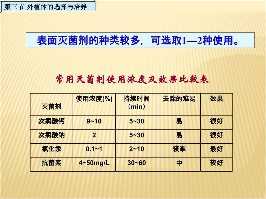 外植体的选择与培养 PPT课件123_第3页