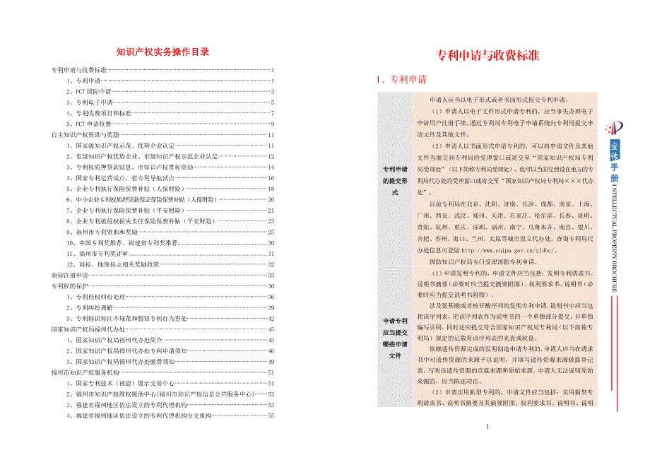 知识产权实务操作目录(福州市)2x28_第1页