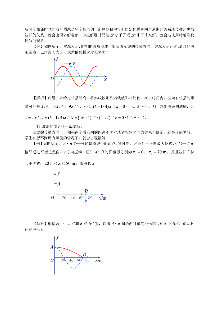 知识讲解--波的传播的多解性--提高_第2页