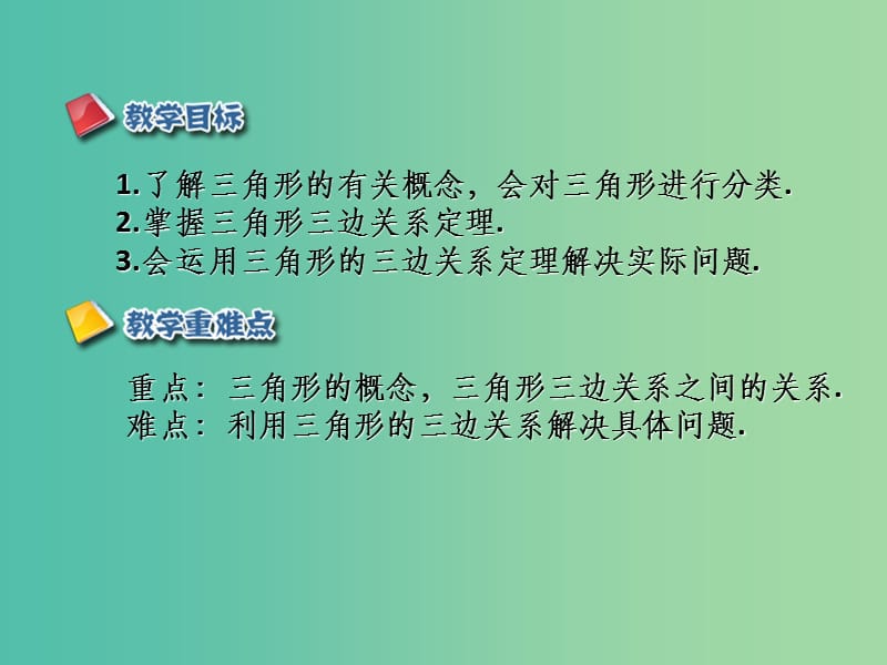 八年级数学上册 11.1.1三角形的边课件2 （新版）新人教版_第2页