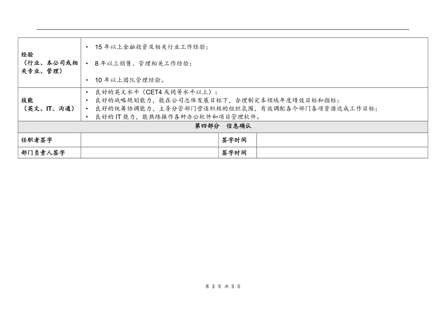 金融公司职位说明书-营销总监.doc_第3页