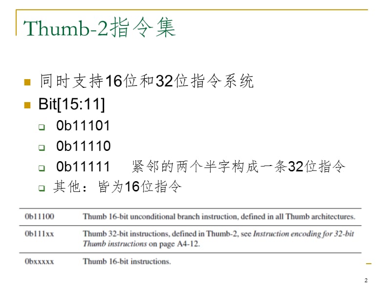 humb2指令集及汇编格式PPT课件_第2页