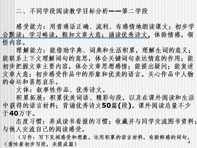 把握年段教学重点_提高阅读教学效率PPT课件_第4页