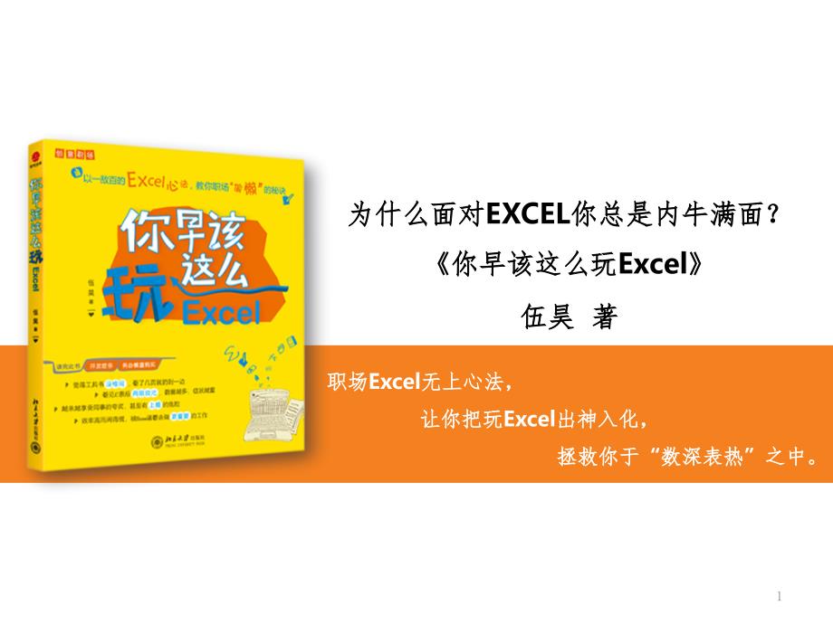 你早该这么玩EXCELPPT课件_第1页