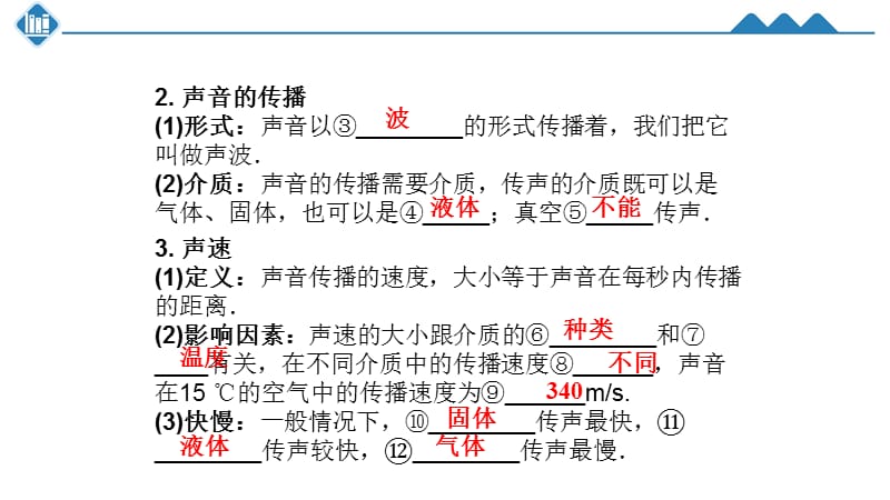 人教版初中物理(中考)总复习课件第2章声现象(共21章)_第5页