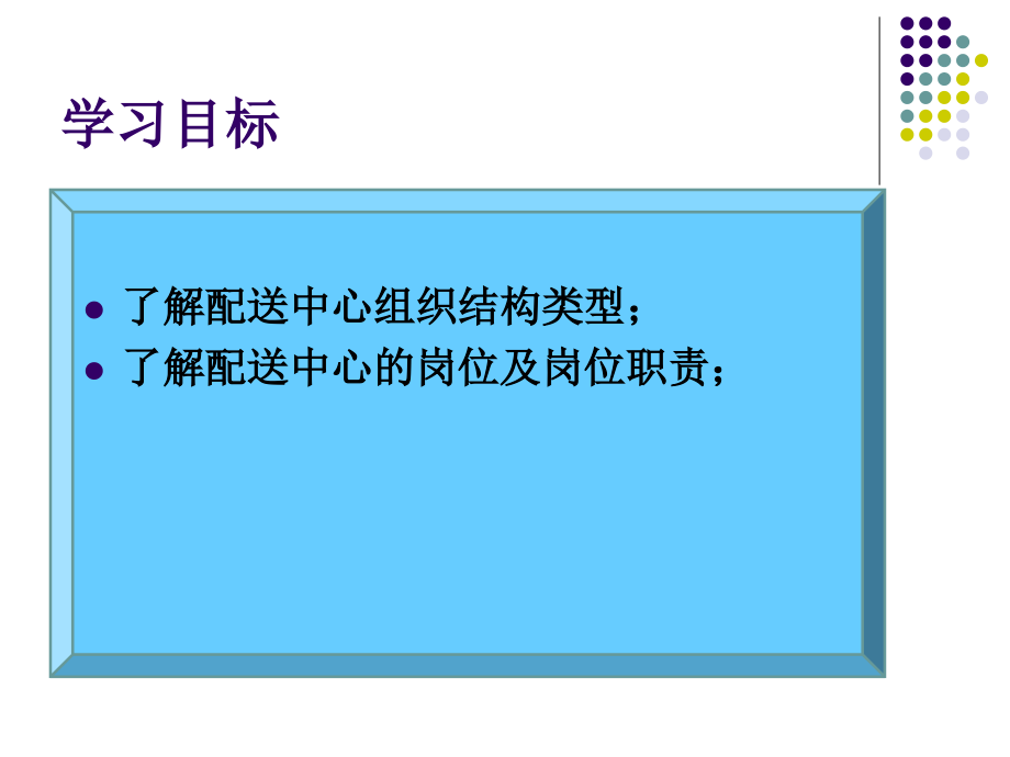 1配送中心组织结构PPT课件_第3页