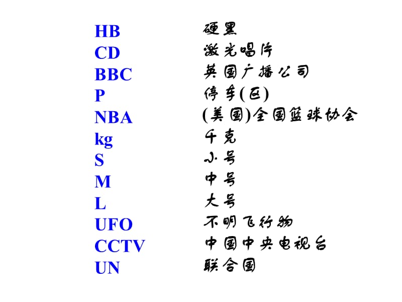 人教版七年级上册英语Starter-Unit1-3-复习PPT课件_第4页