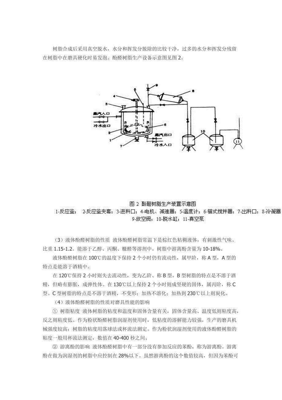 树脂结合剂磨具制造[文]_第5页