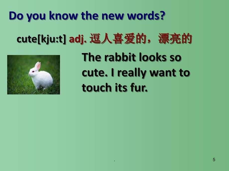 七年级英语上册 Unit 3 Lesson 18 We All Look Different课件 （新版）冀教版_第5页