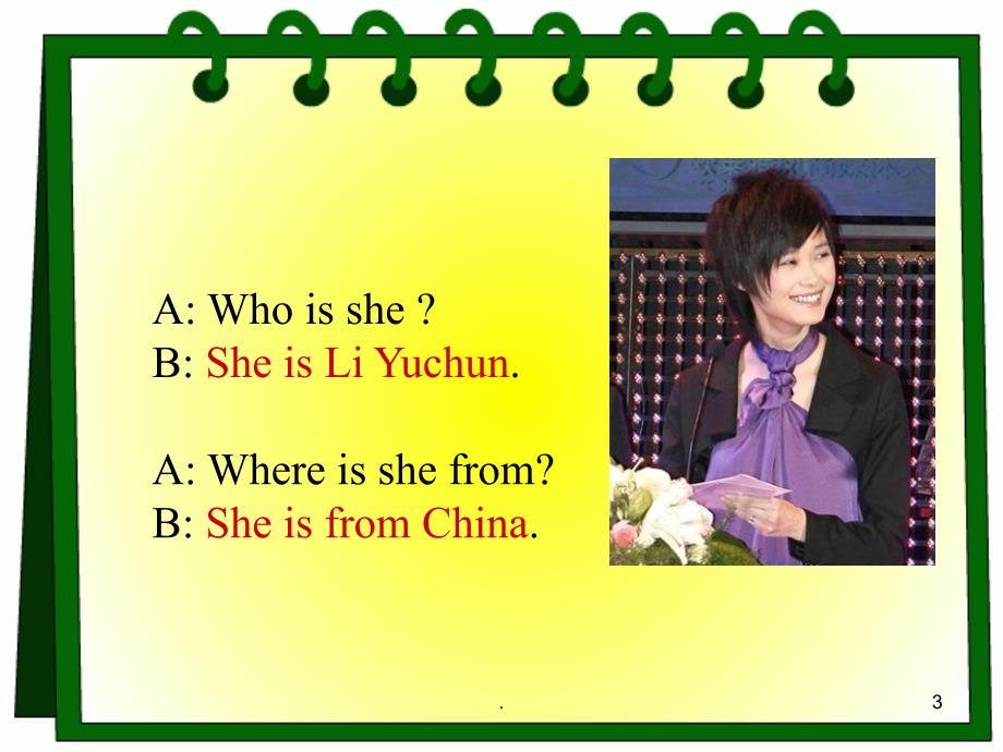 七年级英语上册 Unit 1 Topic 2 Where are you from Section C课件 （新版）仁爱版_第3页