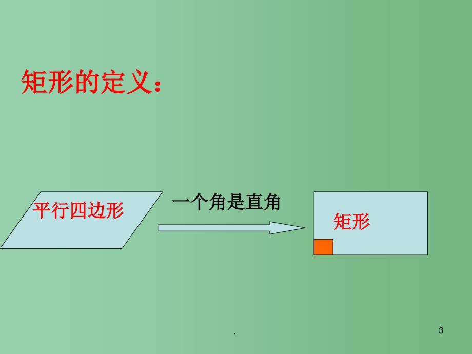 八年级数学下册 第十八章 平行四边形 18.2.1 矩形的判定课件 （新版）新人教版_第3页