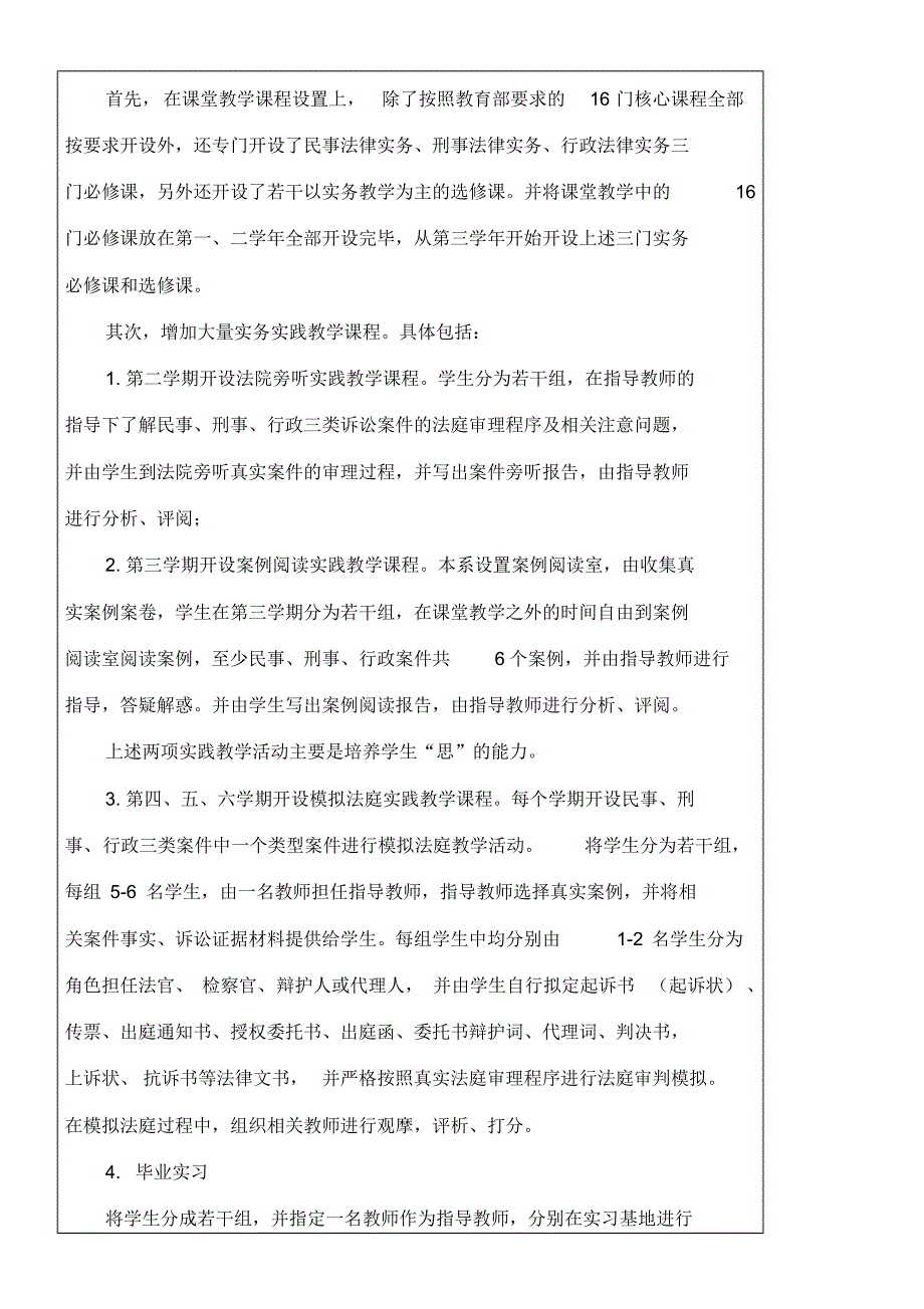 山西省高等学校特色专业建设点申报书精品_第4页