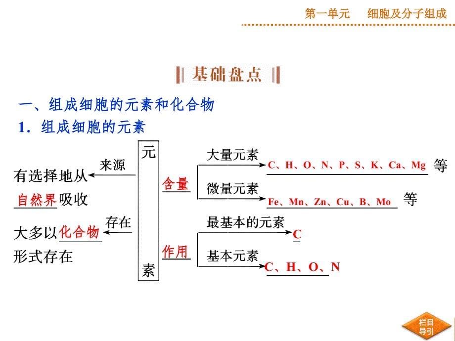 细胞中的元素和化合物、细胞中的无机物PPT课件_第5页