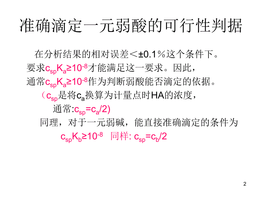 4-4酸碱滴定的滴定终点误差解析PPT课件_第2页