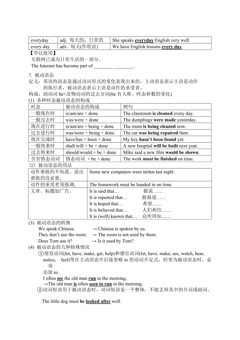 新人教九年级上册单元重点归纳_第3页