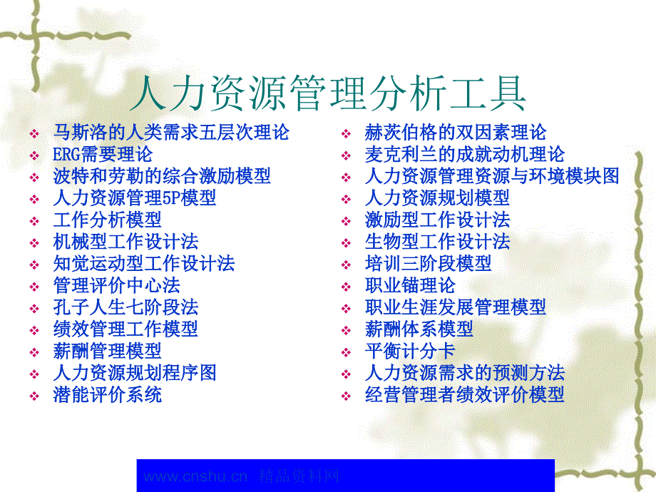 人力资源管理分析工具材料.ppt_第1页