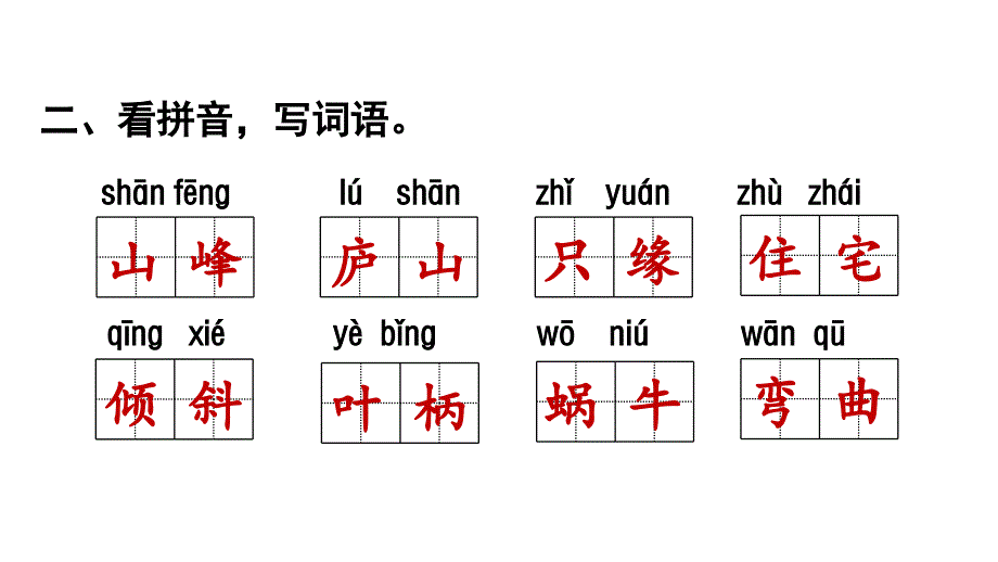 小学语文部编版四年级上册第三单元复习课件_第4页