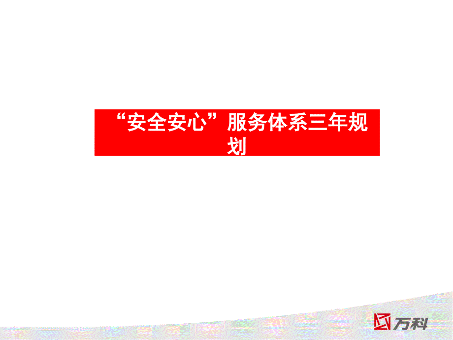 “安全安心”服务体系三年规划及2009年PPT演示文稿_第2页