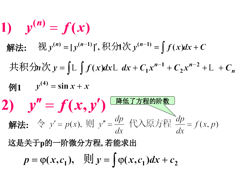 §7.5 可降阶的高阶微分方程_第2页