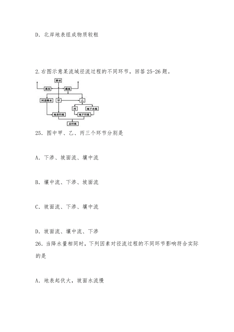 【部编】 2021届高三上学期月考文科综合试卷 试题及答案_第2页