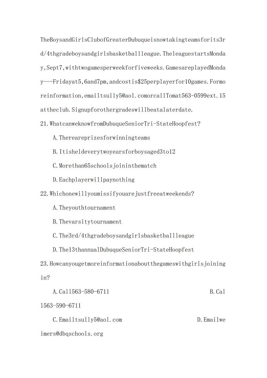 【部编】 广西桂林市2021届高三11月月考英语试题 Word版含答案_第2页