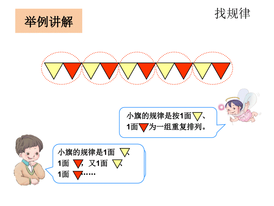 人教版一年级数学下册找规律ppt课件_第3页