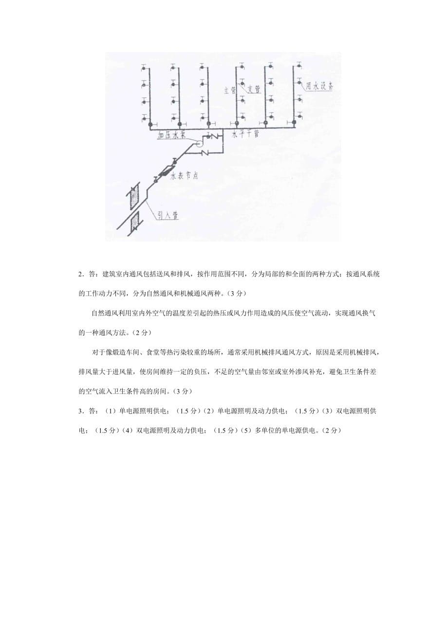 建筑设备工程试卷C_第5页