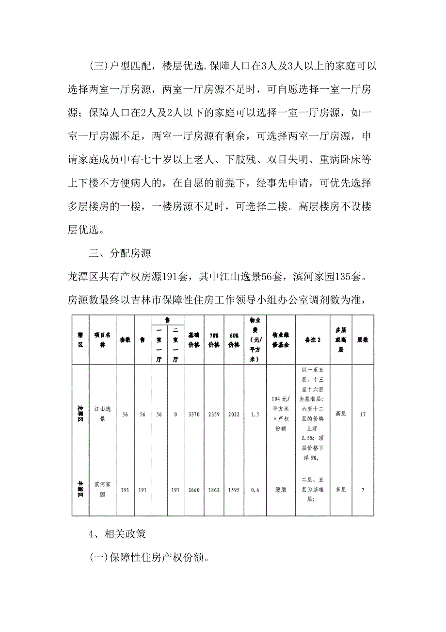 按份共有产权保障性住房分配方案（精品多篇）_第2页