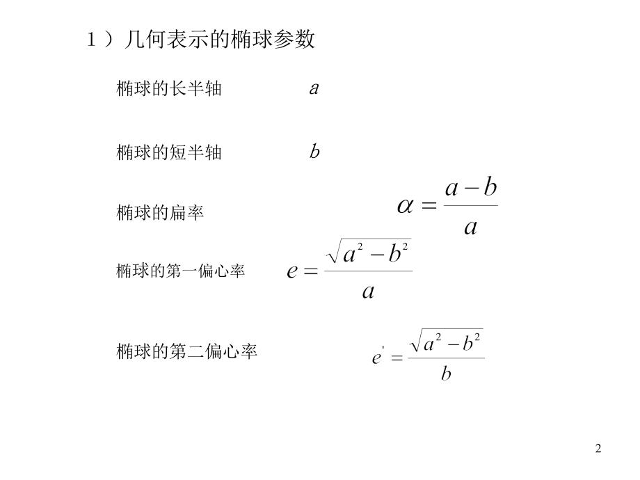 大地测量学基础+复习参考幻灯片_第2页